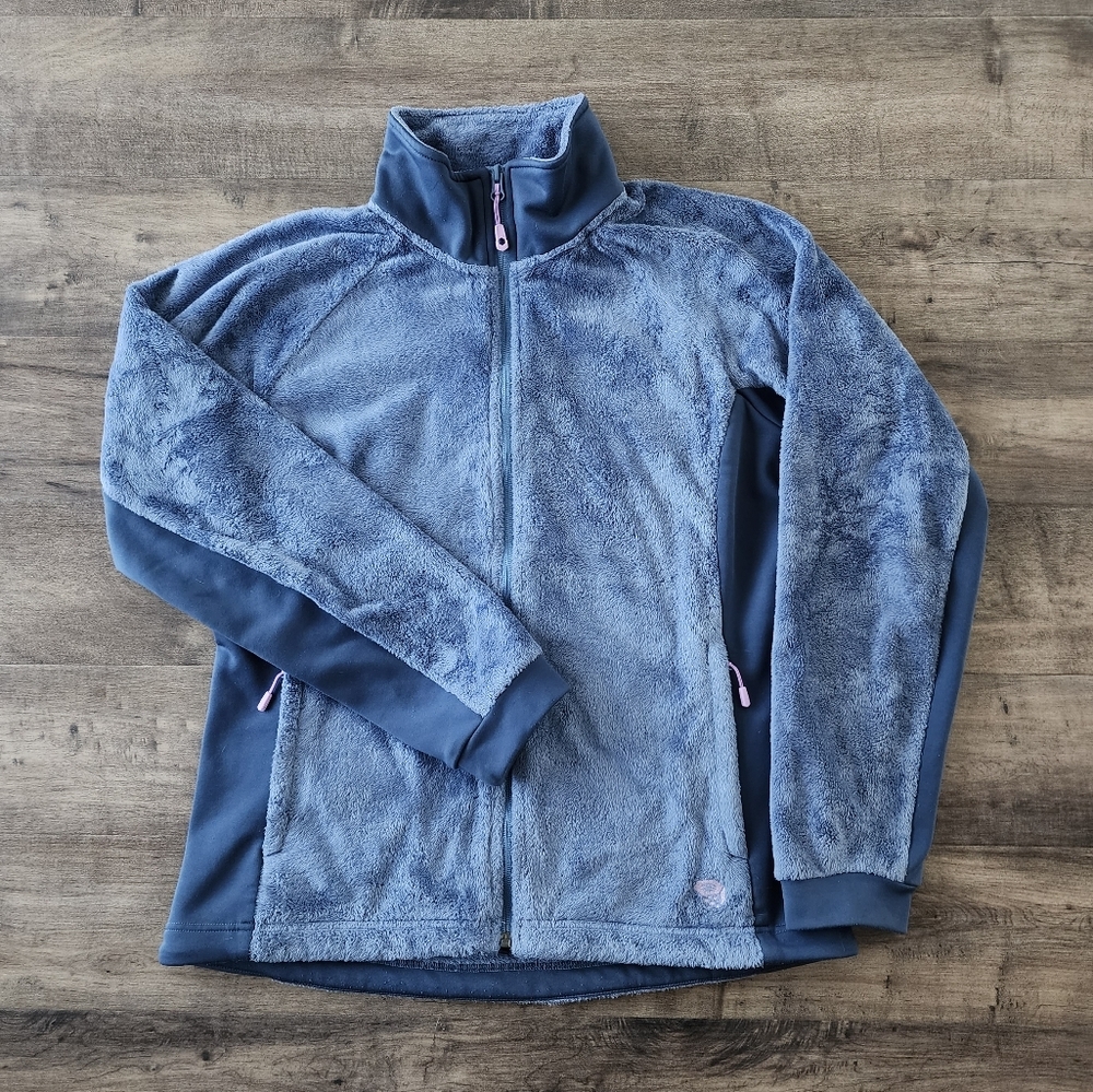 Mountain Hardware Pyxis Stretch Fleece Full Zip Women's Jacket Blue Medium